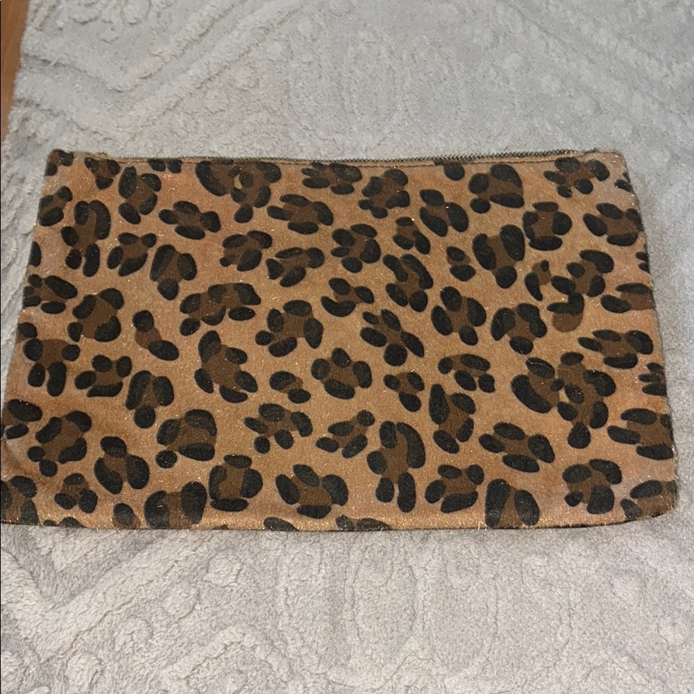 Leopard Print Clutch